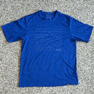 Patagonia Men’s Blue Mountain Short Sleeve Cool Activewear, size Small